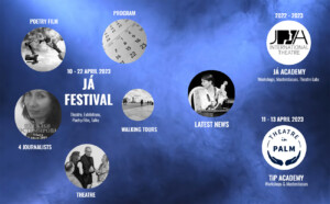 A screenshot of TIP Festival website with descriptions of the events taking part during the festival.